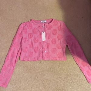 frankie’s bikinis terry cloth cardigan